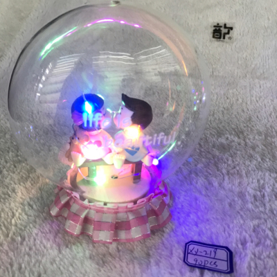 Cartoon Glass Furnishing Article Crafts with Lights