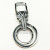 Factory direct 6636 double ring key chain pet chain case chain metal key chain key chain accessories