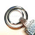 Factory direct selling 8808 double ring key chain pet chain case chain metal key chain key chain accessories