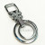 Factory direct 6636 double ring key chain pet chain case chain metal key chain key chain accessories
