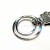Factory direct selling 6606 double ring key chain pet chain case chain metal key chain key chain accessories