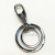 Factory direct selling 3309 double ring key chain pet chain case chain metal key chain key chain accessories