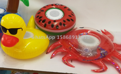 2020 Creative multi-functional speaker Donut Bluetooth Audio speaker Bluetooth waterproof duck Animal speaker