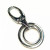 Factory direct 8828 double ring key chain pet chain case chain metal key chain key chain accessories