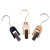 Solid wood hat clip clothing store home Accessories and the decorative single clip for scarf gloves