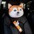 3D Cartoon Headrest/Safety Belt Shoulder Pad Pet Dog Cat Car Pillow Neck Pillow Automotive Waist Cushion Pillow