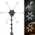 $Hexagonal round fill lamp 6 claw lamp folding LED Photography Lamp Portrait video Shooting Lighting Lamp Bar