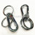 Factory direct selling 8806 double ring key chain pet chain case chain metal key chain key chain accessories