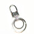 Factory direct 6613 double ring key chain pet chain case chain metal key chain key chain accessories