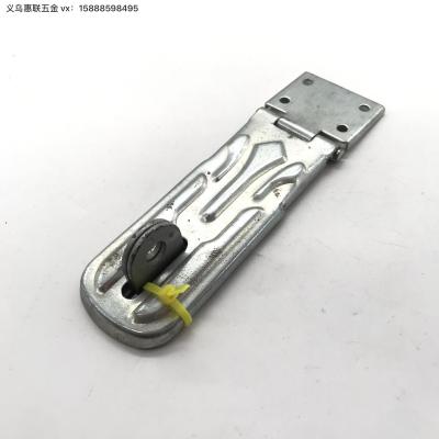 Factory Direct Sales White Zinc Color Lock Hasp Household Hardware Accessories