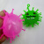 Bacteria glow hairy ball new release pressure toys pinching ball bacteria pressure ball to push hot sales