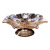 Brainia European Glass fruit Bowl American luxury Crystal Fruit Bowl European Living Room created