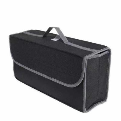 Amazon Hot Car Supplies Felt Trunk Storage Bag Non-Woven Tote Bag Folding Table for Car Storage Box