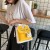 New Korean Version of Instagram, Japan and Harajuku Canvas cross-body Bag Female students one-shoulder bucket Bag