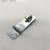 Factory Direct Sales White Zinc Color Lock Hasp Household Hardware Accessories