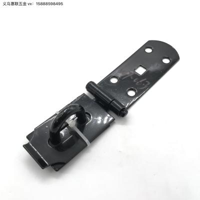 Factory Direct Sales Black Paint Lock Hasp Household Hardware Accessories