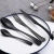 SOURCE Supply Kaya Stainless Steel Mirror Titanium-Plated Black Gold Western Tableware Knife, Fork and Spoon Hotel Gift Tableware Set