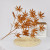 For Simulated five fork Maple Leaf Wedding Plastic Flowers Material high-end Wedding Ceiling Road Lead flower Factory Direct sale