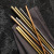 Nordic 304 Stainless Steel Portuguese 23cm Chopsticks Tableware Black Gold Square Non-Slip Chinese Style Gifts Chopsticks