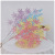 For Simulated five fork Maple Leaf Wedding Plastic Flowers Material high-end Wedding Ceiling Road Lead flower Factory Direct sale
