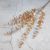 Gold imitation flower leaves rime, You galilee leaves Gold series Wedding flowers material simulation plant simulation props