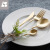 Jieyang German Style Stainless Steel Knife, Fork and Spoon Thickened Tea Spoon Lengthened Spoon Spoon for Individual Portions Serving Spoon Fruit Fork Steak Knife