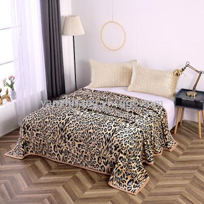 Autumn and winter printing thickened coral cashmere blanket Faray cashmere blanket cross-border flannel blanket gifts 