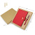 A5 notebook set wholesale annual meeting business gifts custom printed LOGO leather high-end enterprise annual meeting
