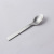 Factory Wholesale 430 Stainless Steel Coffee Spoon Thickened Sub Ice-Cream Spoon Tableware Milk Tea Spoon Creative Gift