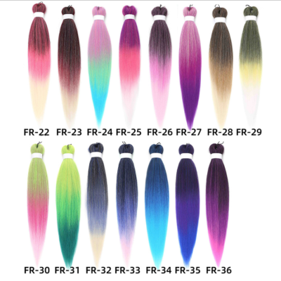 PVC low - temperature flame retardant EZ pull large braid low - temperature qualitative wig wholesale three colors Easy braidEZ