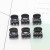 Children's Glossy Mini Black Coffee Color Grip Frosted Small Claw Clip Top Side Clip Headdress Korean Hair Accessories