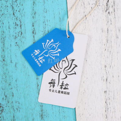 Wholesale Custom Logo Clothing Bags Leather Goods and Other Paper Tag Production Free Design