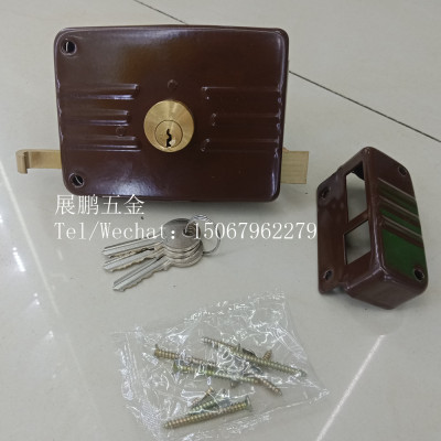 External door lock anti-theft iron door lock