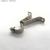 Factory Direct Sales Iron Curtain Rod Bracket Silver Single Bracket Furniture Hardware Accessories