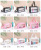 INS Style Super Popular Pu Cosmetic Bag Large Capacity Transparent Travel Storage Bag Wash Bag Portable Waterproof Bag