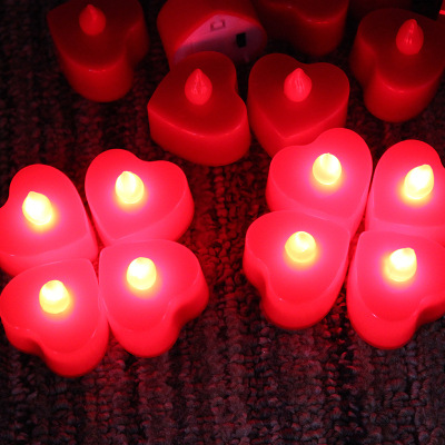 Electronic Candle Romantic Candle Light Proposal Arrangement Creative Utensils Courtship Confession Decorations