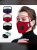 Web celebrity star mask digital print customized with breathing valve mask with valve mask