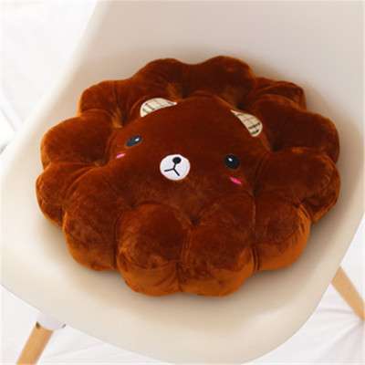 Cartoon Cookie Cushion Four Seasons Cushion Back Office Cushion Thicken Student Seat Cushion Dining Chair round Stool Cushion