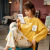Autumn Korean leisure set \"women round neck long sleeve trousers two - piece suit cotton home wear