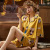 Short sleeved shorts night gowns summer thin cardigan cotton two piece suit spring and Autumn Ladies lovely home wear