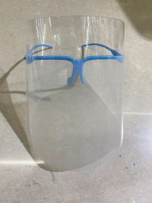 Glasses mask assembly type simple mask double protection stir-fry mask