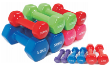 Weightlifting fitness dumbbell glossy dipped dumbbell sporting goods
