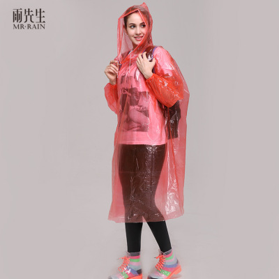 Disposable Raincoat Rafting Raincoat Travel fashion Poncho PE Pullover Manufacturers Direct Selling