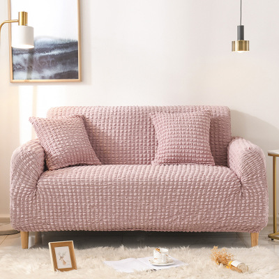 Common sofa sofa cover the whole package of mercifully lattice sofa as combined European leather sofa web celebrity