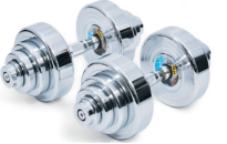 Fitness weight lifting the dumbbell steel jujube arc rod combination dumbbell sporting goods