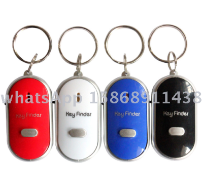 Led key chain finder whistle key finder electronic burglar finder gifts