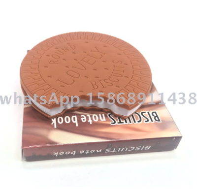 Aroma type biscuit notebook Korea chocolate notebook notes students stationery gifts           