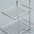 Double-Layer Stainless Steel Punch-Free Soap Rack Wall-Mounted Storage Rack Bathroom Soap Rack