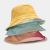 New Ins Colorful Tie-Dye Shapable Big Brim Sun-Proof Hat Ladies Reversible Fisherman Hat Foldable Basin Hat