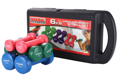 Household Fitness Dumbbell Box Packed with 6kg sports goods